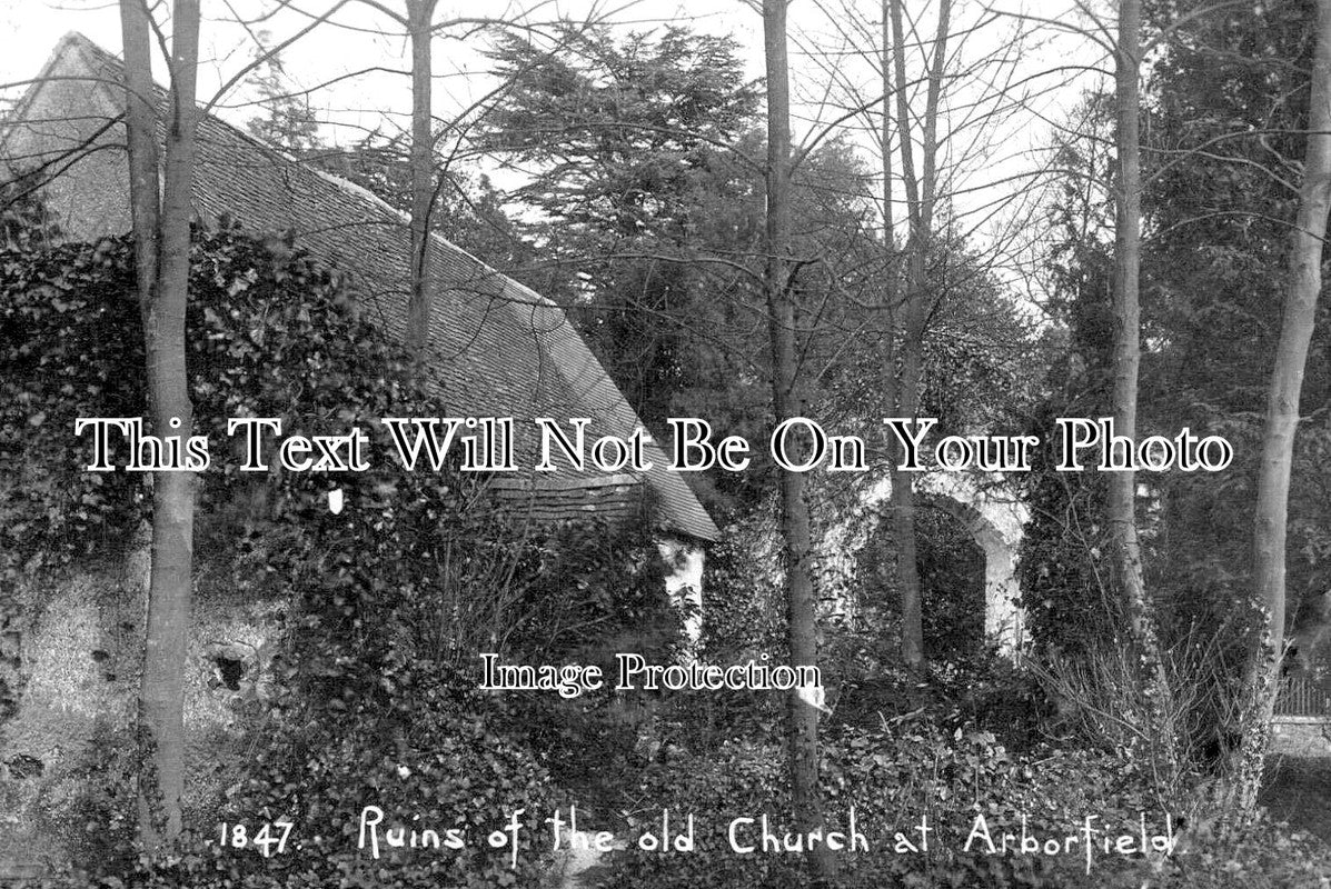 BK 2696 - Ruins Of The Old Church, Arborfield, Berkshire