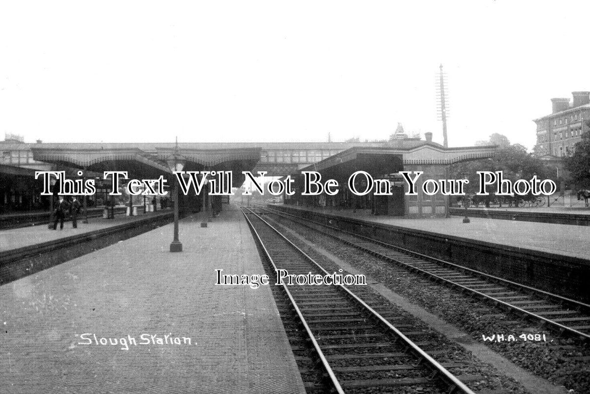 BK 2768 - Slough Railway Station, Berkshire c1910