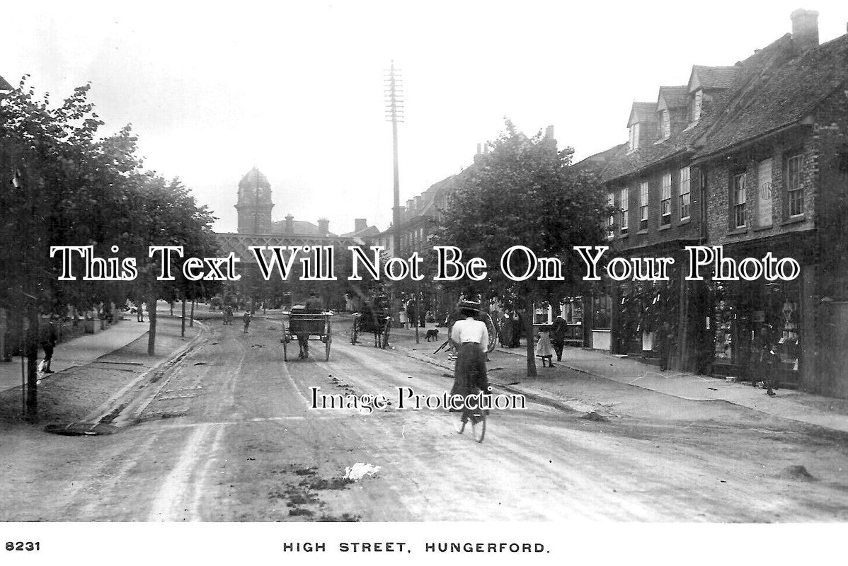 BK 2791 - High Street, Hungerford, Berkshire c1916