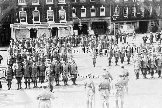BK 2835 - Military In Wantage, Berkshire 1915 WW1