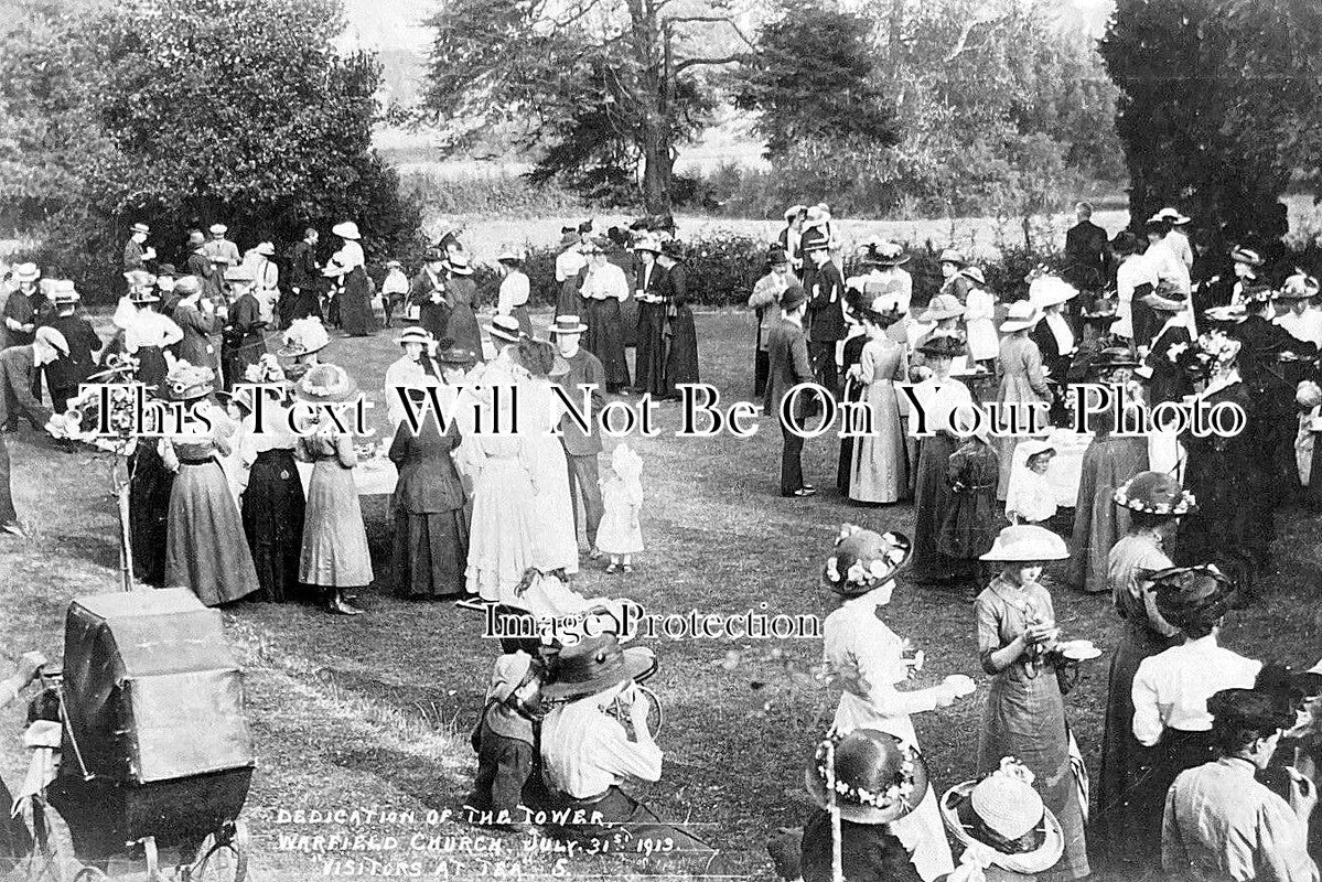 BK 2865 - Dedication Of The Tower, Warfield Church, Berkshire 1913