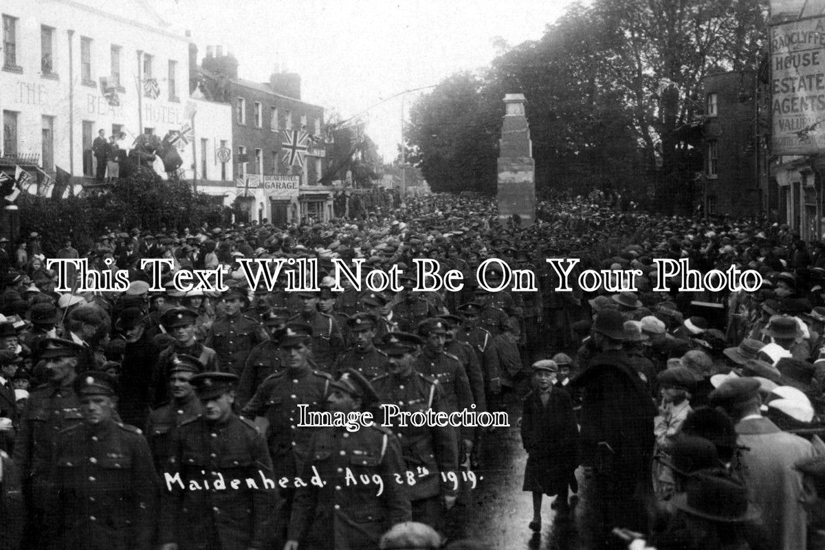 BK 436 - Maidenhead Military Event & War Memorial, Berkshire 1919