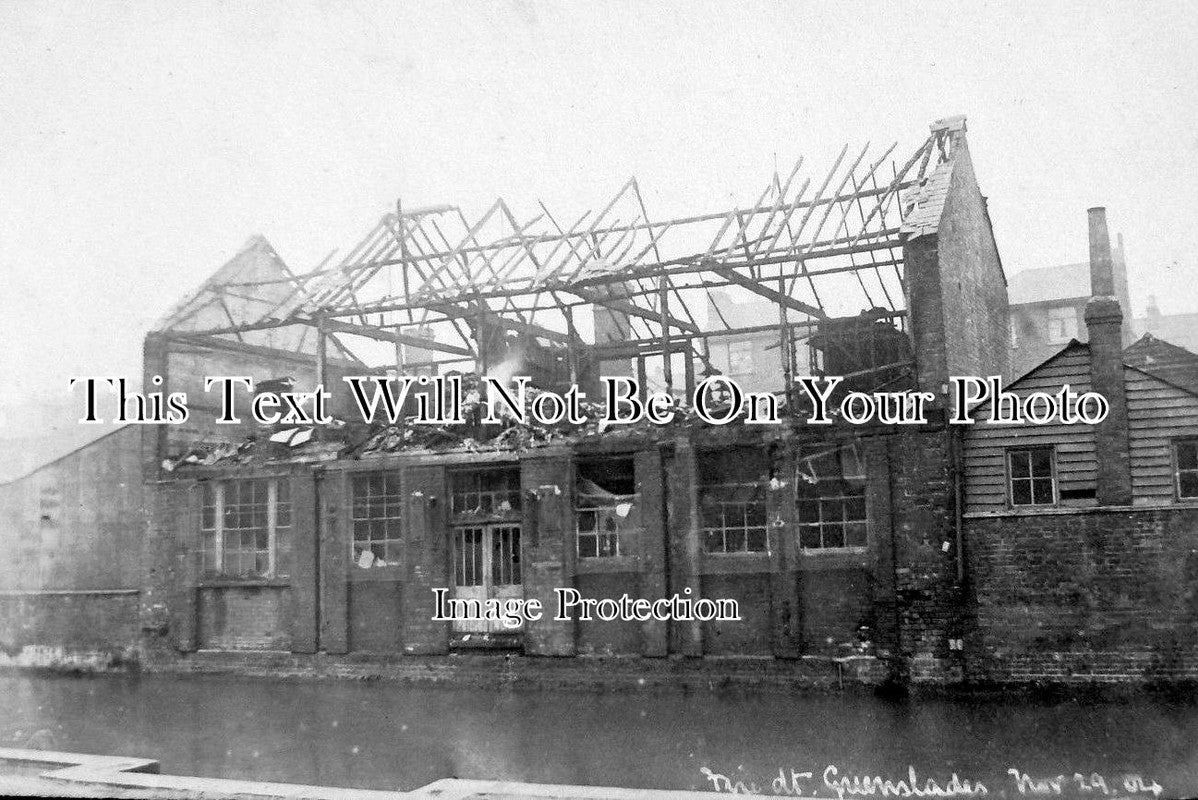 BK 476 - Fire At Greenslades, Reading, Berkshire 1904