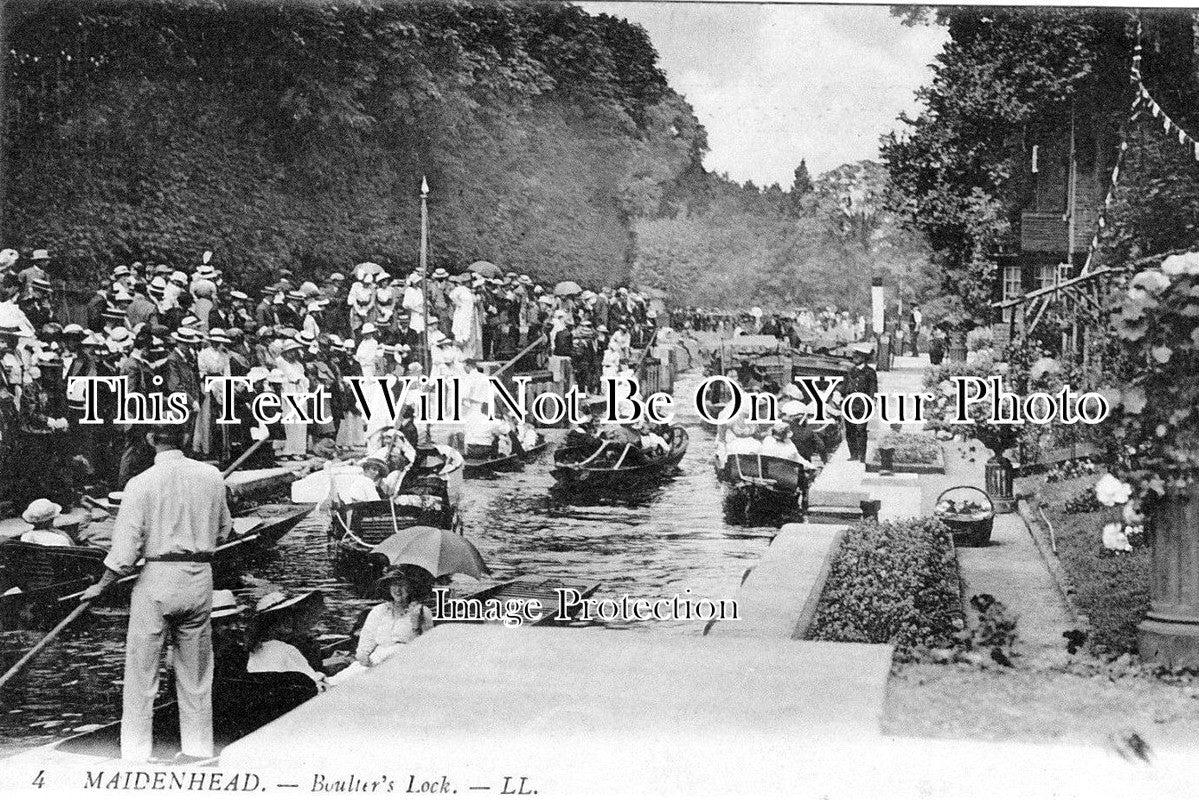 BK 523 - Boulters Lock, Maidenhead, Berkshire c1910