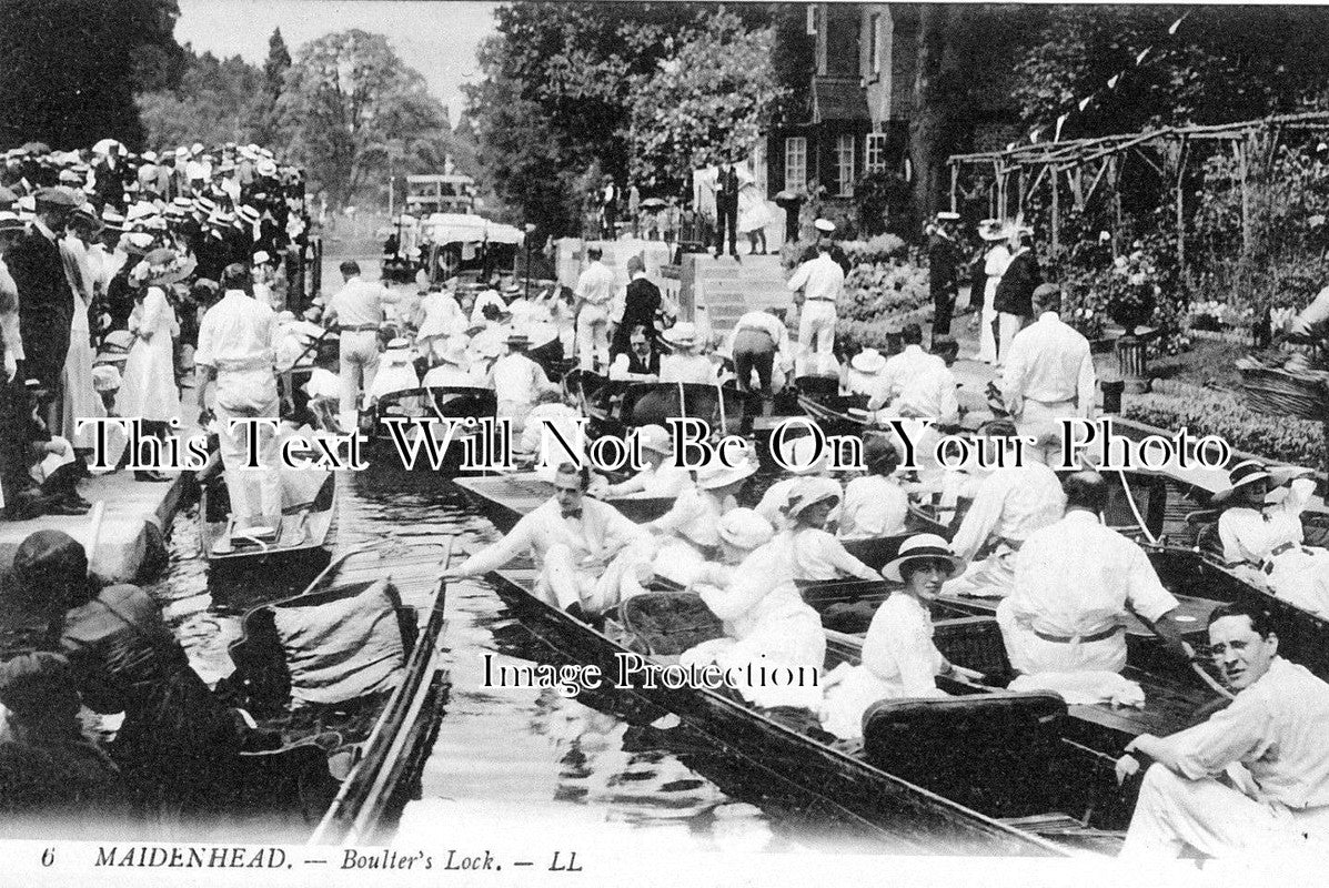 BK 524 - Boulters Lock, Maidenhead, Berkshire c1910