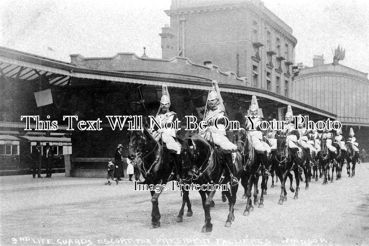 BK 533 - 2nd Life Guards, Escort For President Fallieres, Windsor, Berkshire