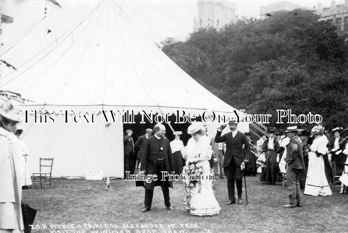 BK 539 - T.S.H Princess Alexander Of Teck, Windsor Rose Show, Berkshire