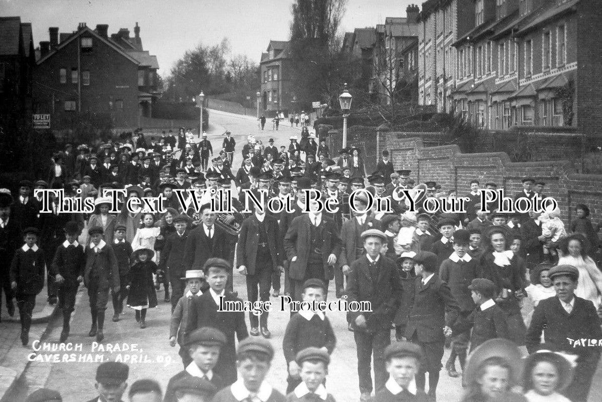BK 592 - Church Parade, Caversham, Berkshire 1909