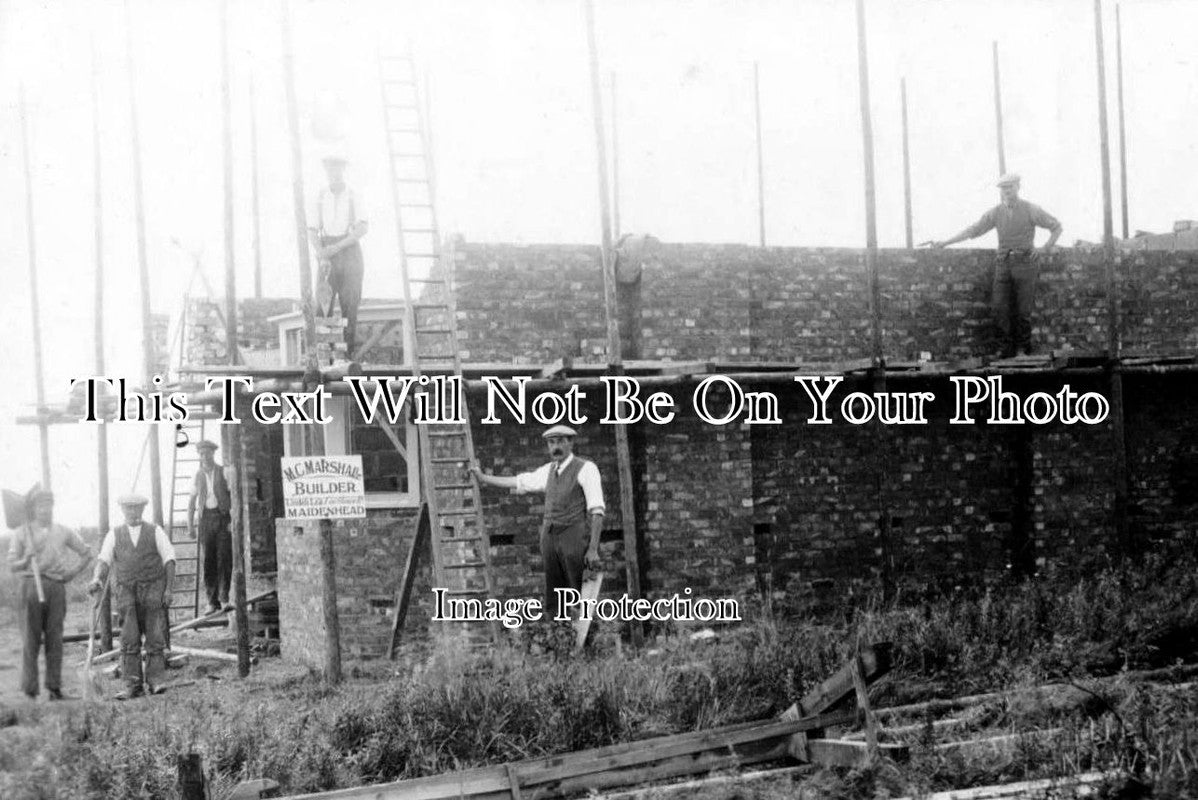 BK 641 - Builder M C Marshall, Linden Lea, Courthouse Road, Maidenhead, Berkshire c1920