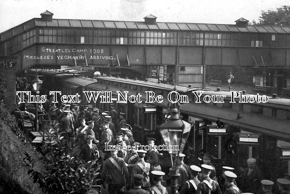 BK 654 - Middlesex Yeomanry, Goring & Streatley Railway Station, Berkshire 1908