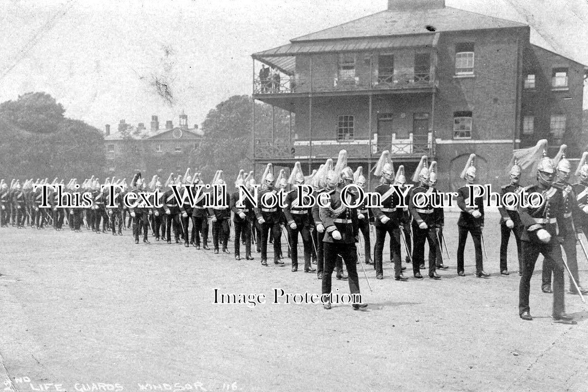 BK 656 - 2nd Life Guards, Windsor, Berkshire c1903