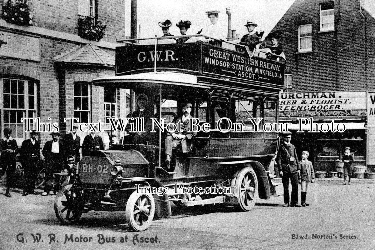 BK 706 - GWR Motor Bus, Ascot, Berkshire