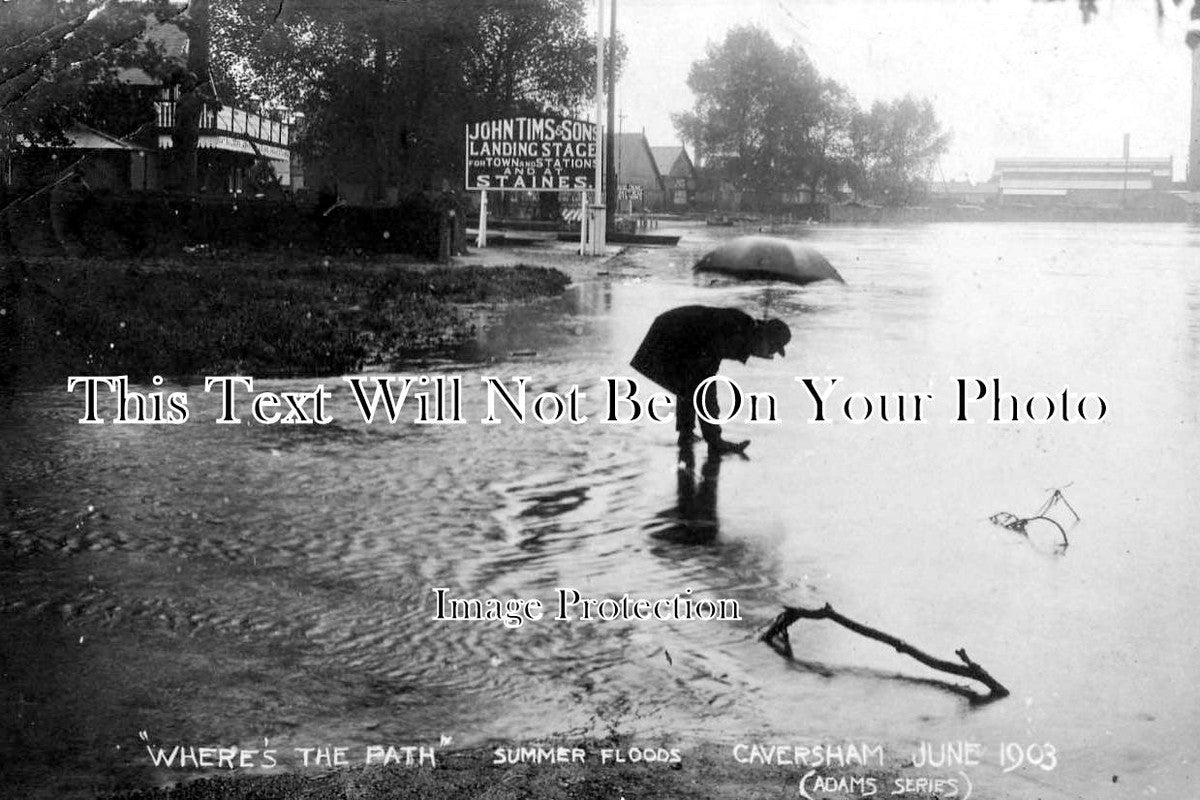 BK 715 - Caversham Floods, Berkshire 1903
