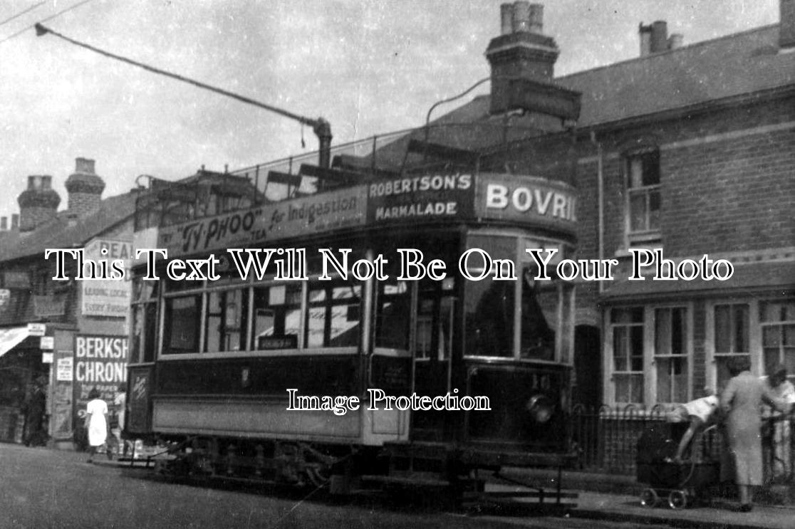 BK 748 - Reading Corporation Tram, Berkshire c1920
