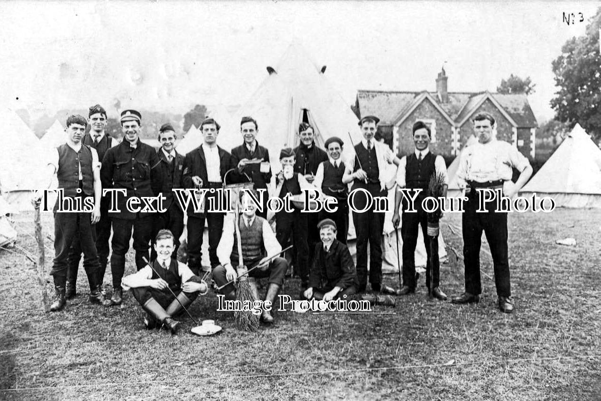 BK 756 - Boys Brigade Camp, Reading, Berkshire c1911