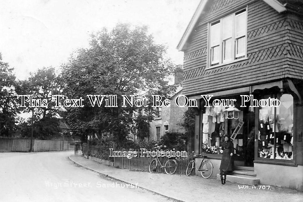 BK 911 - High Street, Sandhurst, Berkshire c1917