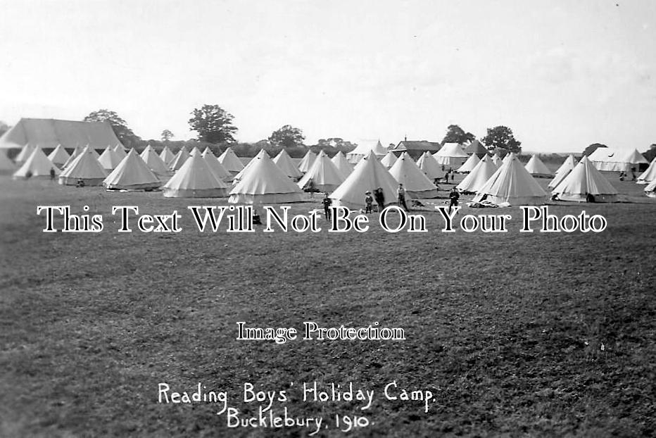 BK 916 - Boys Holiday Camp, Bucklebury, Reading, Berkshire c1910