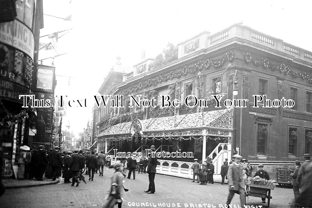 BR 235 - Council House Decorations For Royal Visit, Bristol 1912