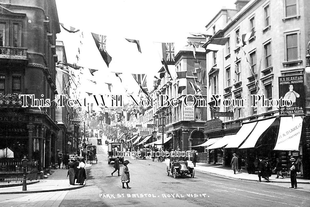 BR 241 - Park Street Decorations For Royal Visit, Bristol 1912