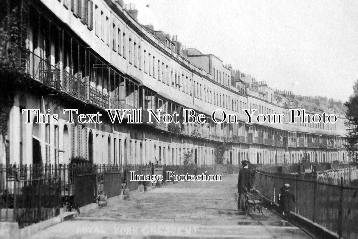 BR 25 - Royal York Crescent, Clifton, Bristol c1915