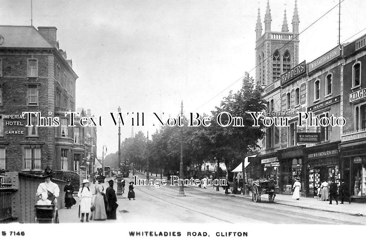 BR 252 - Whiteladies Road, Clifton, Bristol c1912