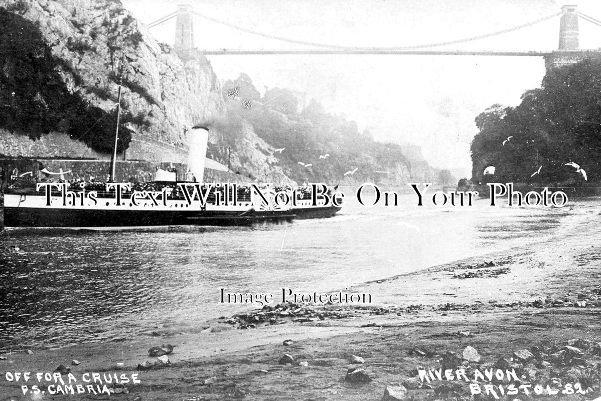 BR 255 - River Avon Paddle Steamer PS Cambria, Bristol