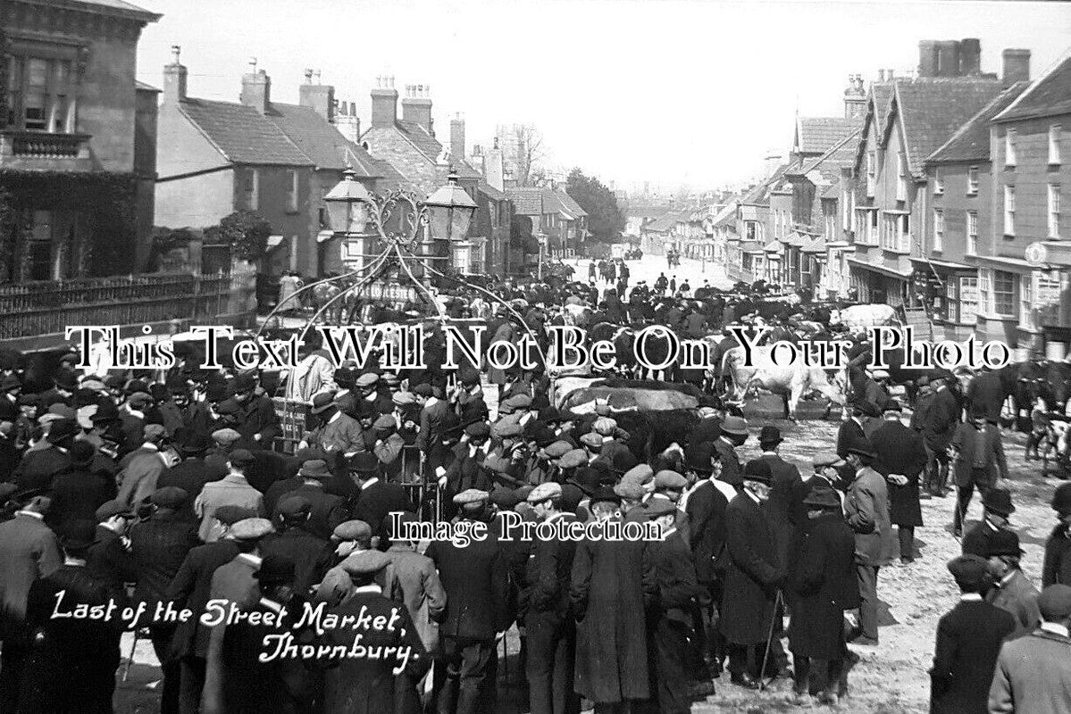 BR 393 - Last Of The Street Market, Thornbury, Bristol c1911
