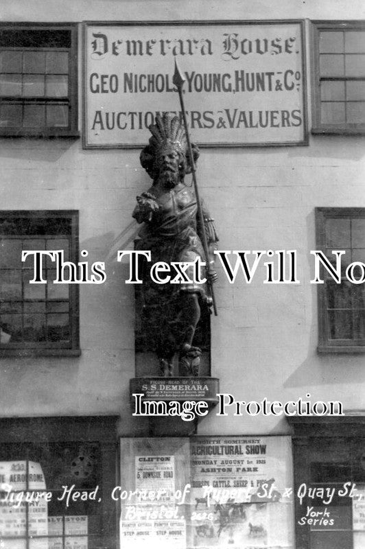 BR 634 - Figure Head, Corner Of Rupert Streey & Quay Street, Bristol