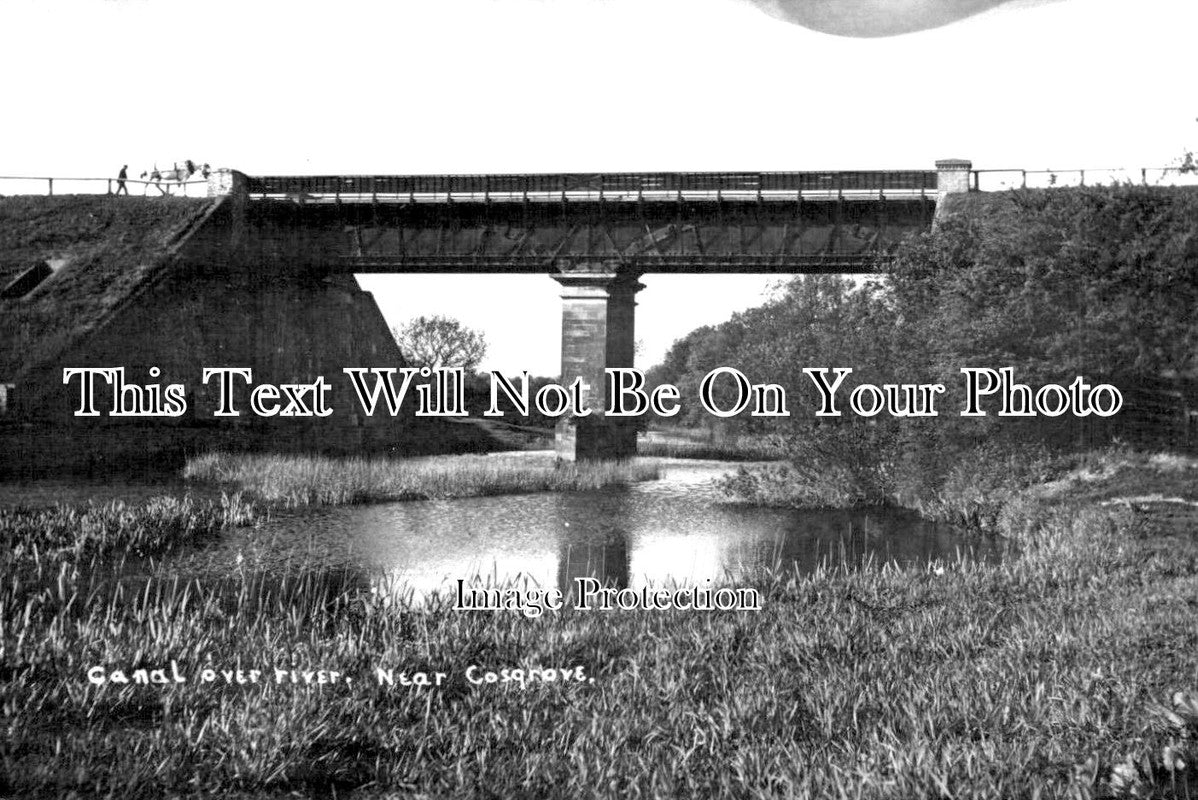 BU 1085 - Canal Over River, Cosgrove, Buckinghamshire