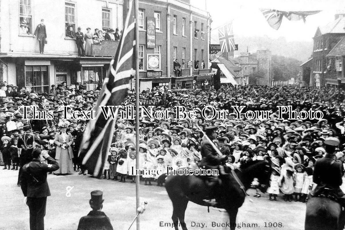 BU 1147 - Empire Day, Buckingham, Buckinghamshire 1908