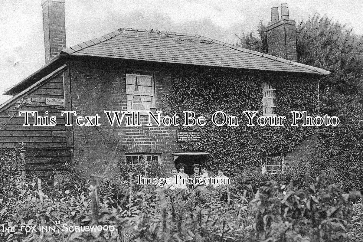 BU 150 - The Fox Inn, Wendover, Buckinghamshire c1912