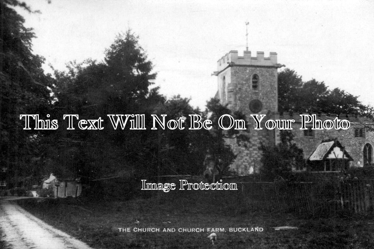 BU 1764 - The Church & Church Farm, Buckland, Buckinghamshire