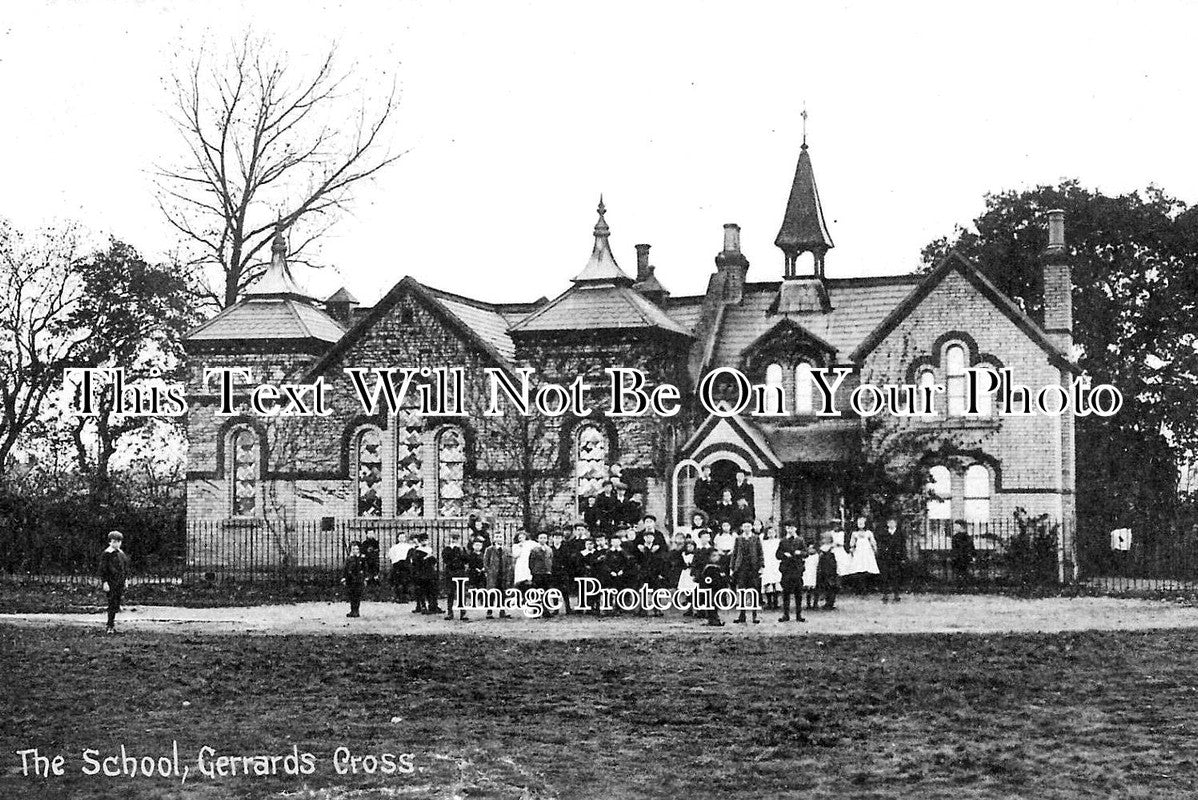 BU 1838 - The School, Gerrards Cross, Buckinghamshire c1910