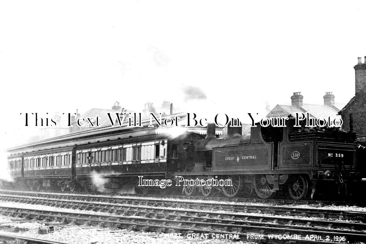 BU 1876 - First Commercial Train From High Wycombe, Buckinghamshire 1906
