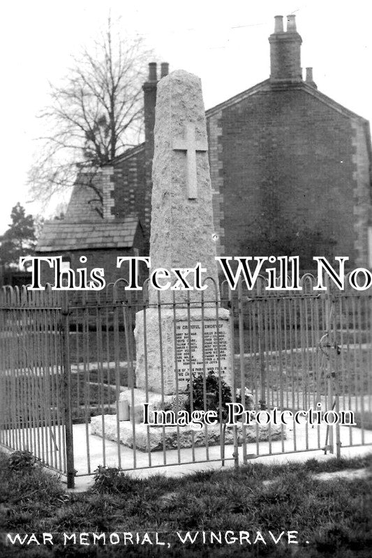 BU 2000 - Wingrave War Memorial, Buckinghamshire c1952