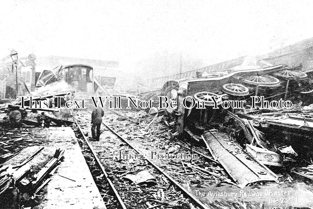 BU 2118 - The Aylesbury Railway Disaster, Buckinghamshire 1904