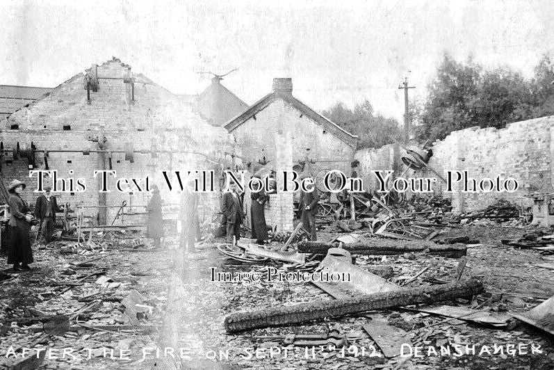 BU 2181 - After The Fire, Deanshanger, Buckinghamshire 1912