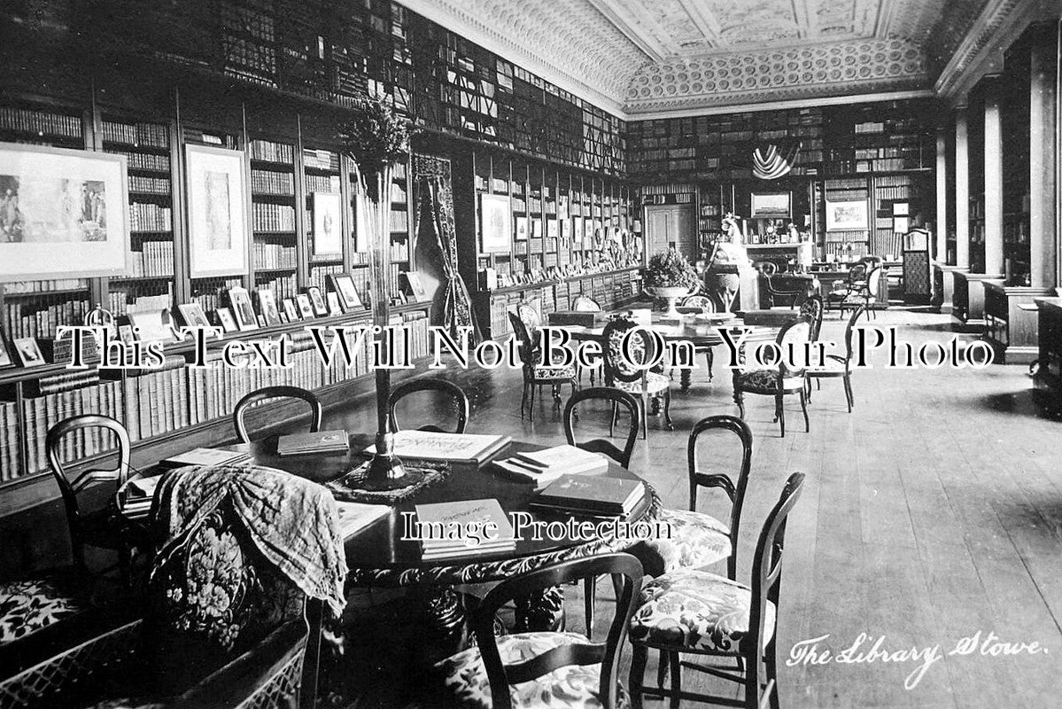 BU 2391 - The Library, Stowe House, Buckinghamshire