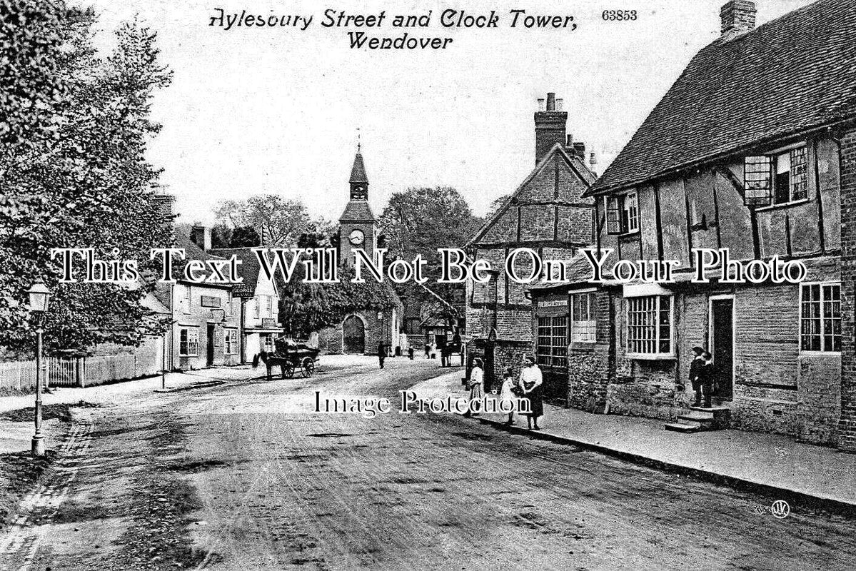 BU 2508 - Aylesbury Street & Clock Tower, Wendover, Buckinghamshire