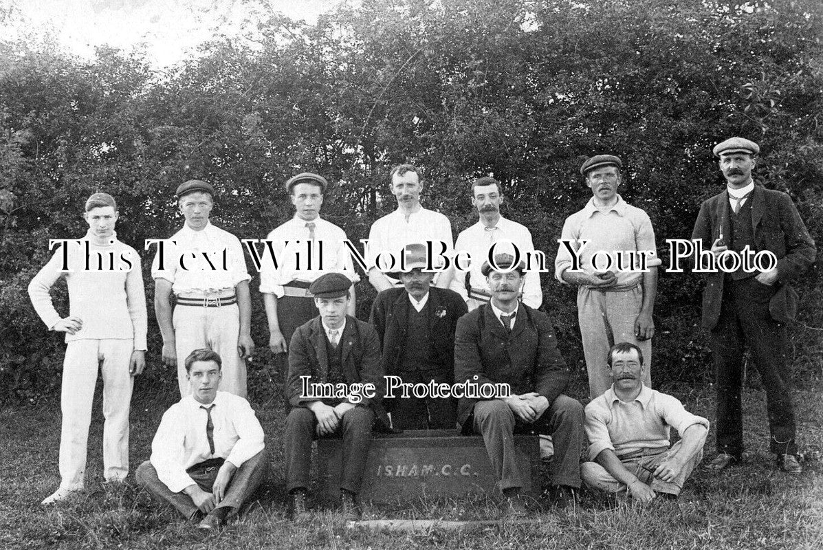 BU 2512 - Isham Cricket Club Team, Buckinghamshire