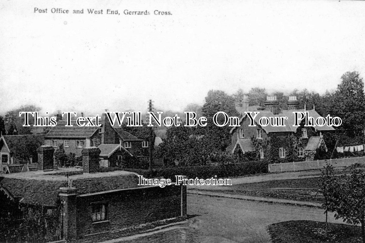 BU 42 - Post Office & West End, Gerrards Cross, Buckinghamshire c1905