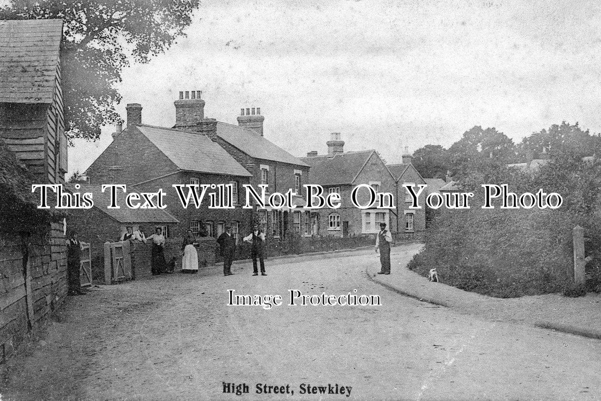 BU 538 - High Street, Stewkley, Buckinghamshire c1906