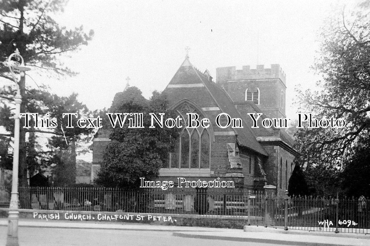 BU 637 - Parish Church, Chalfont St Peter, Buckinghamshire