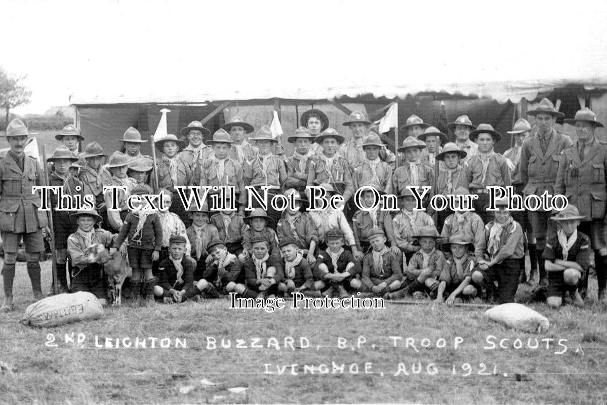BU 771 - 2nd Leighton Buzzard Boy Scouts, Ivinghoe, Buckinghamshire 1921