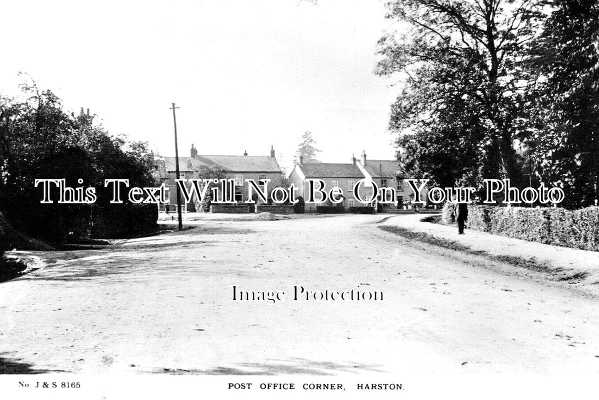 CA 1035 - Post Office Corner, Harston, Cambridgeshire c1918