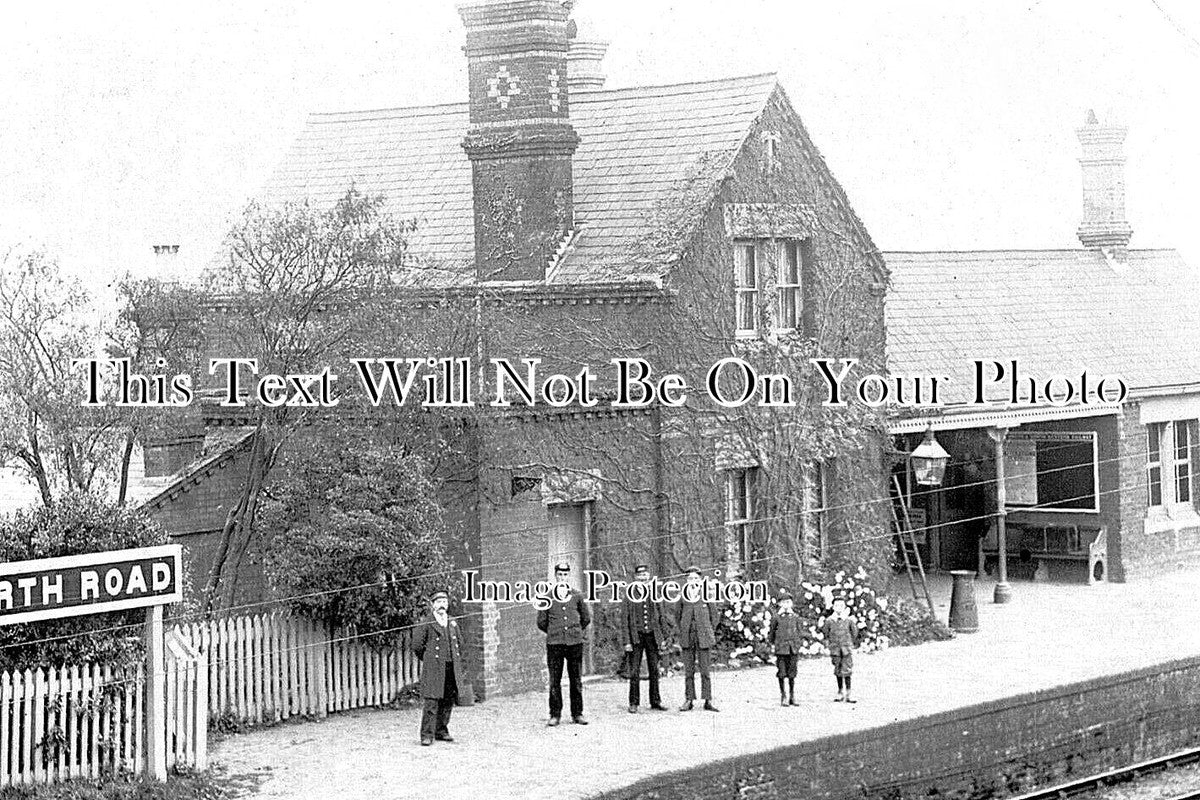 CA 1433 - Old North Road Railway Station, Cambridgeshire c1906