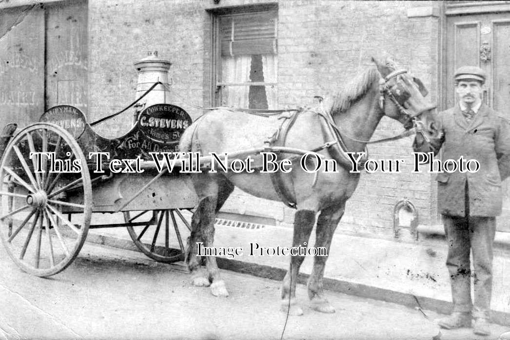 CA 1444 - C Stevens Milk Cart, Cambridge, Cambridgeshire