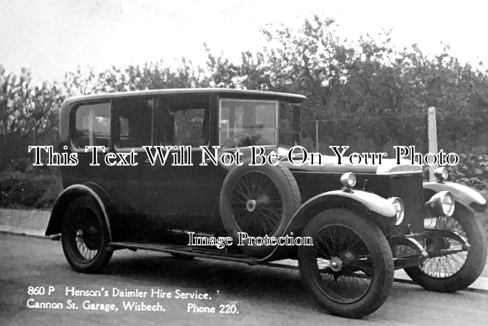 CA 1465 - Hensons Daimler Car Hire Service, Wisbech, Cambridgeshire