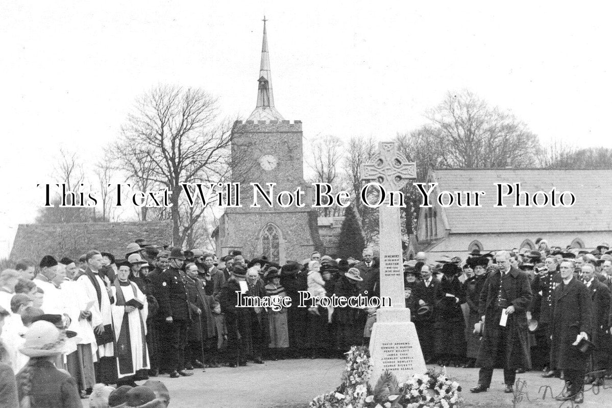CA 1492 - Hinxton War Memorial, Cambridgeshire