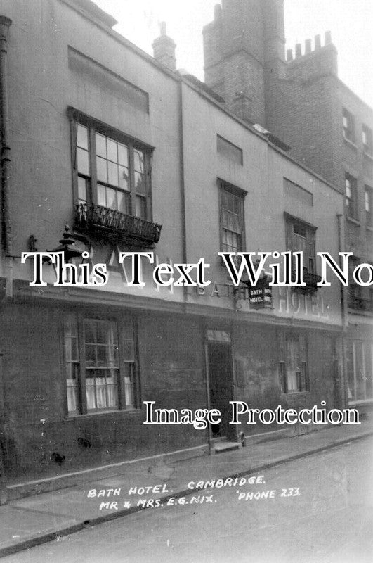 CA 1493 - Bath Hotel, Cambridge, Cambridgeshire